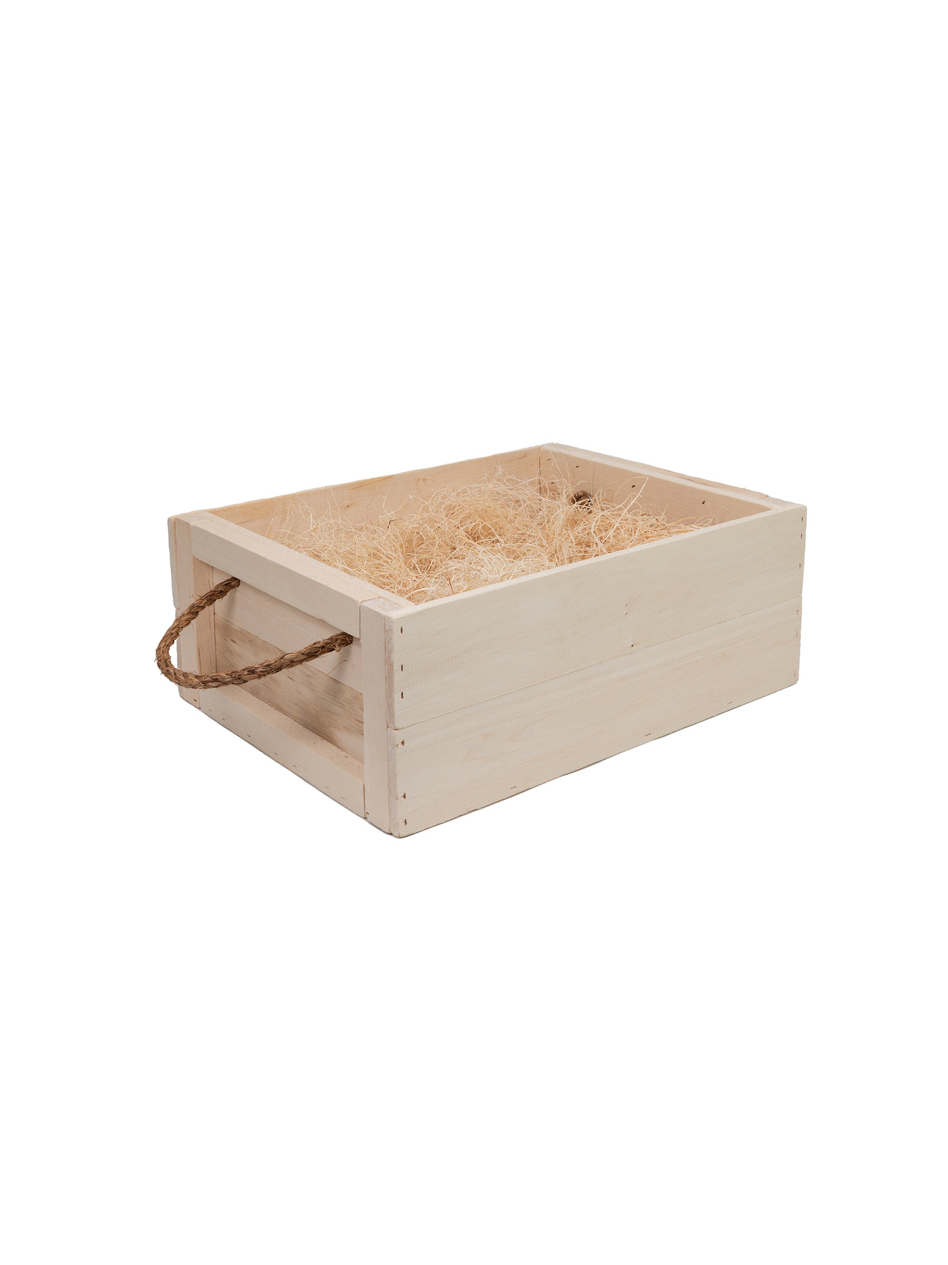 Shop the Wooden Keepsake Gift Crate with Rope Handles at Weston Table
