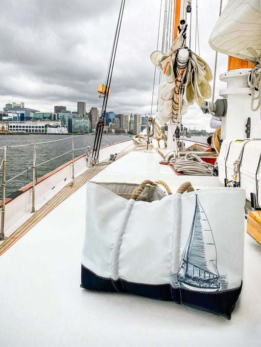 Sea Bags Large Sailboat Tote