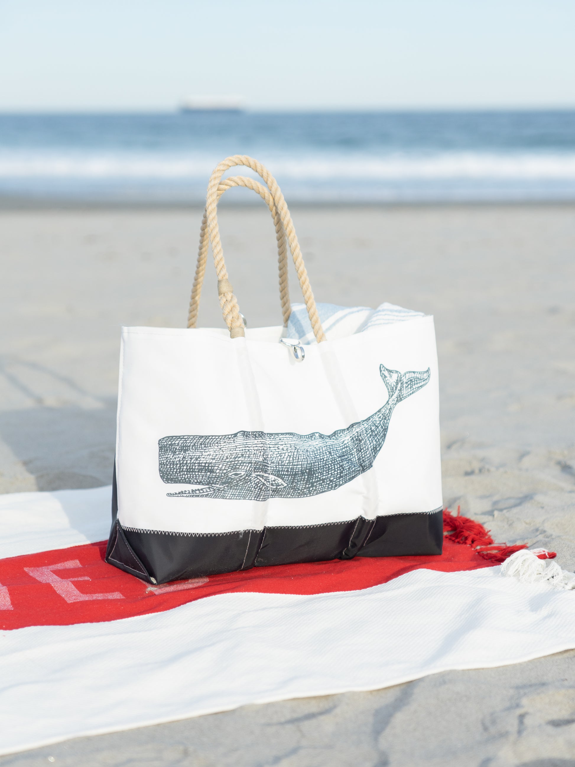 Beach Bound Canvas Tote Bag