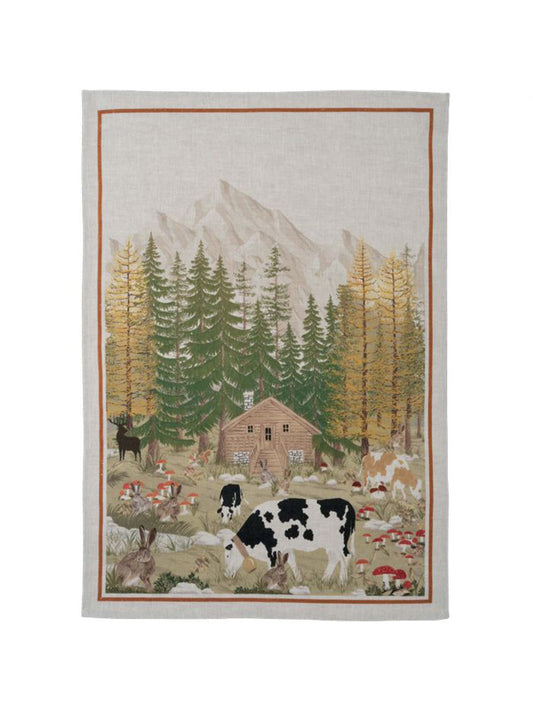 Dairy Cow Kitchen Towel Weston Table