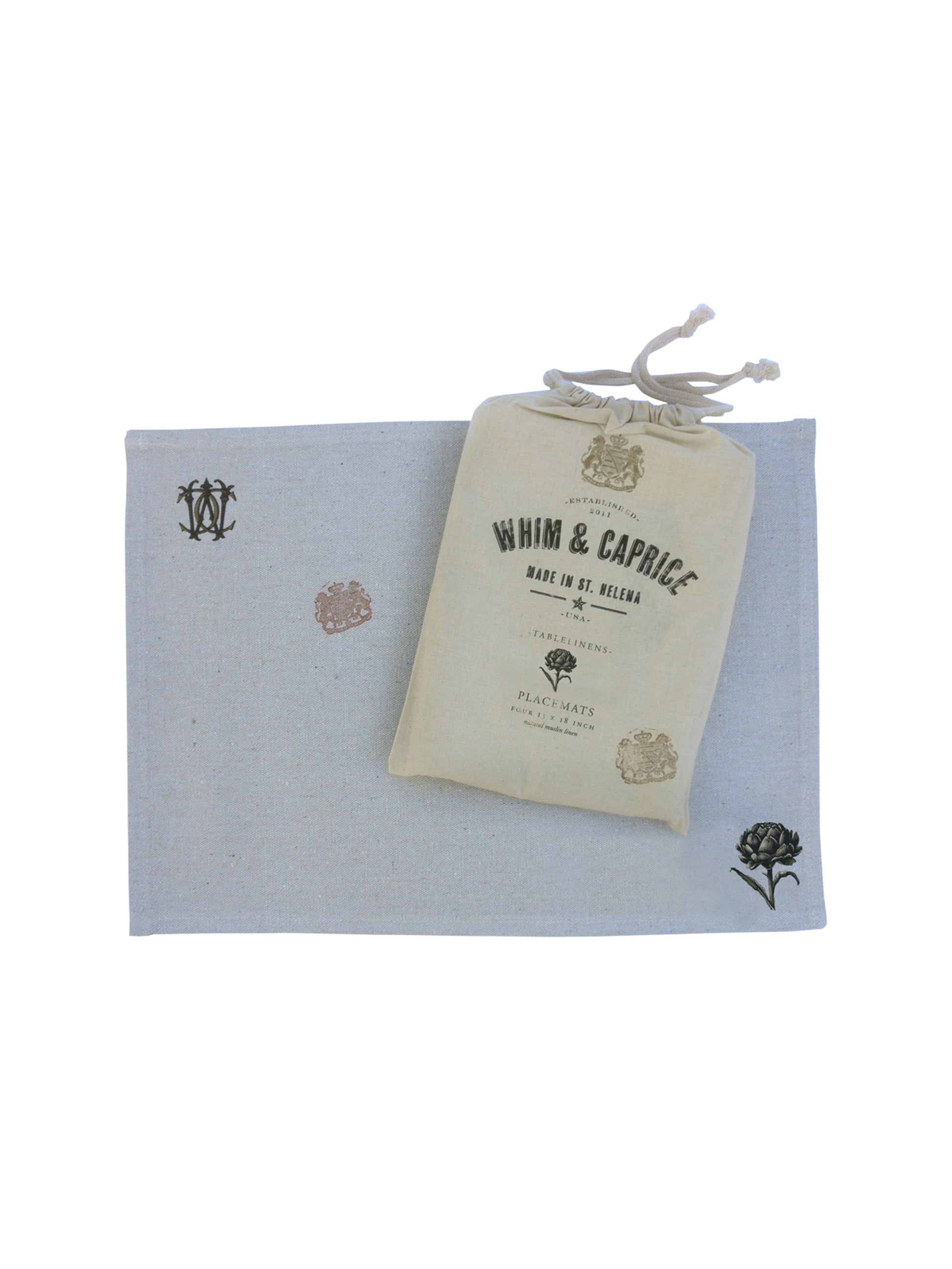 Whim and Caprice Artichoke Placemats Weston Table
