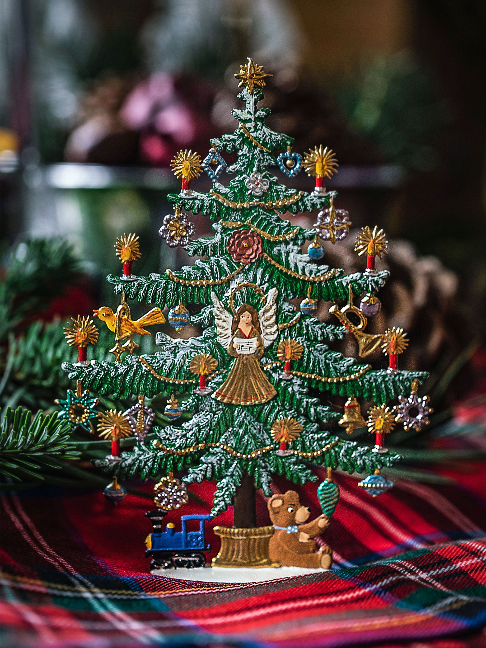 Shop the Wilhelm Schweizer Pewter Decorated Christmas Tree at 