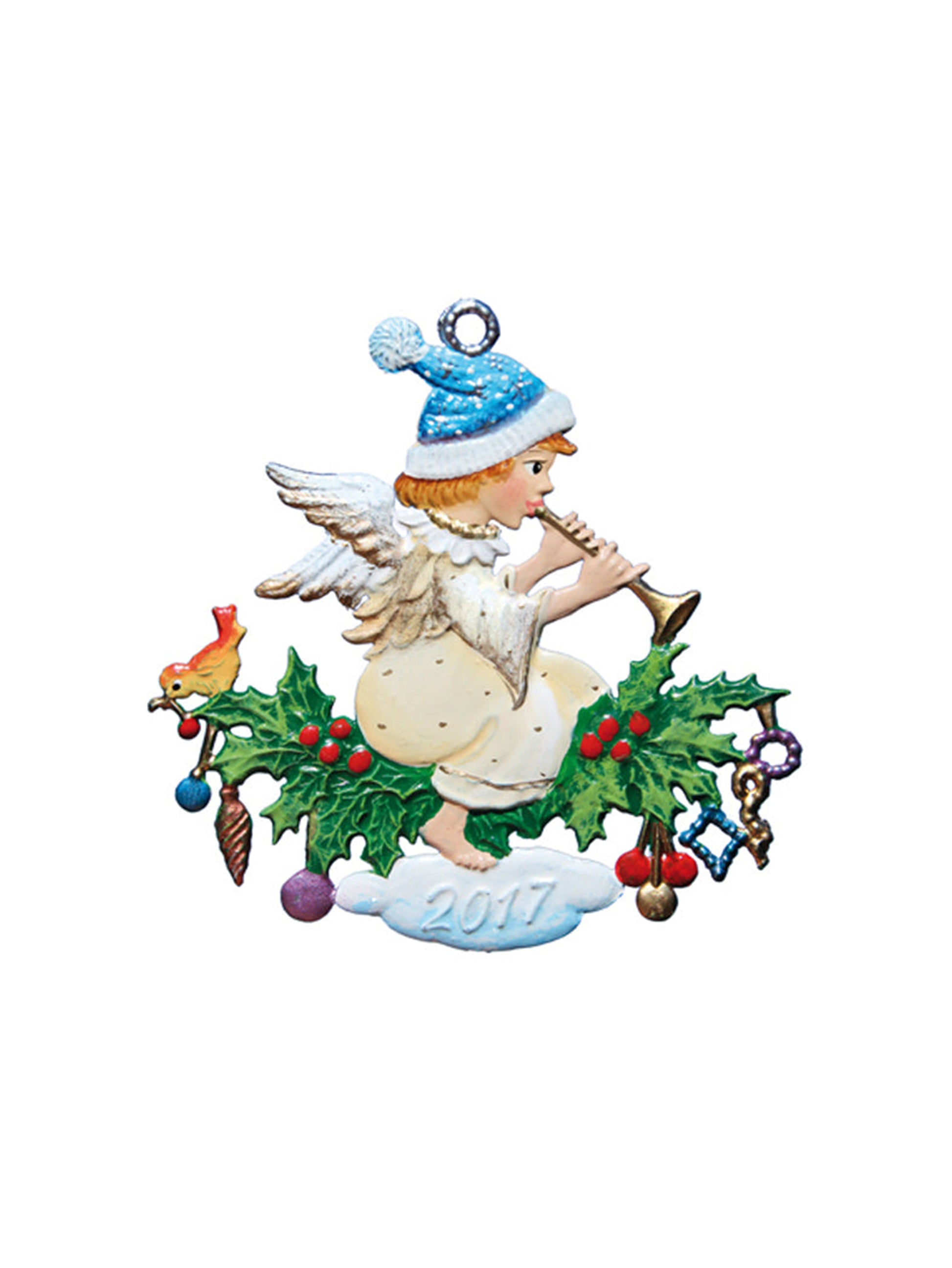 Wilhelm Schweizer Pewter Musical Angel Ornament Weston Table