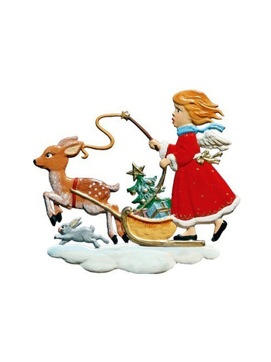 Wilhelm Schweizer Pewter Sleigh Ride Ornament Weston Table