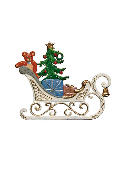 Wilhelm Schweizer Sleigh with Gifts Ornament Weston Table