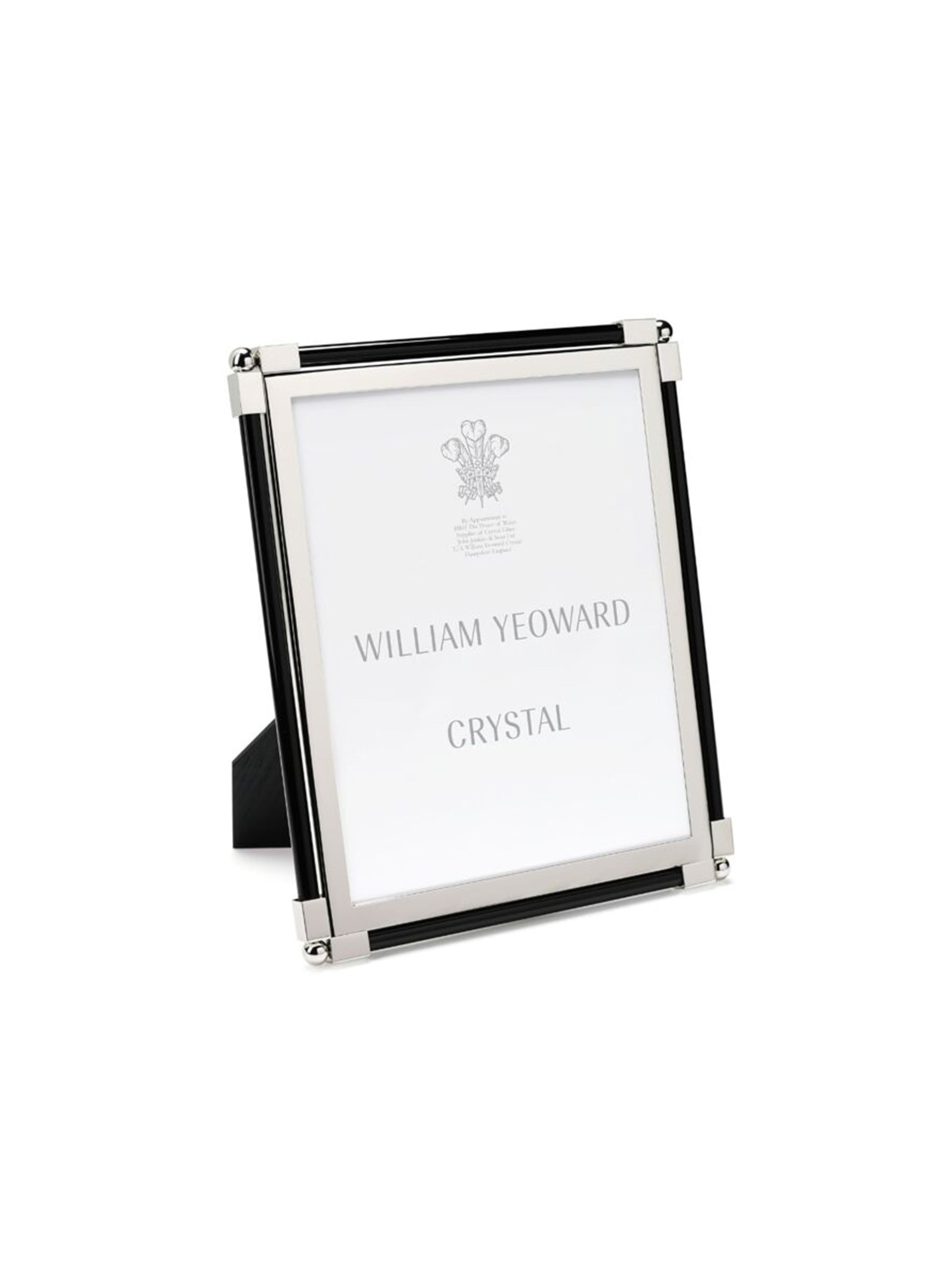 William Yeoward Crystal Classic Black Photo Frame 8 x 10 Weston Table