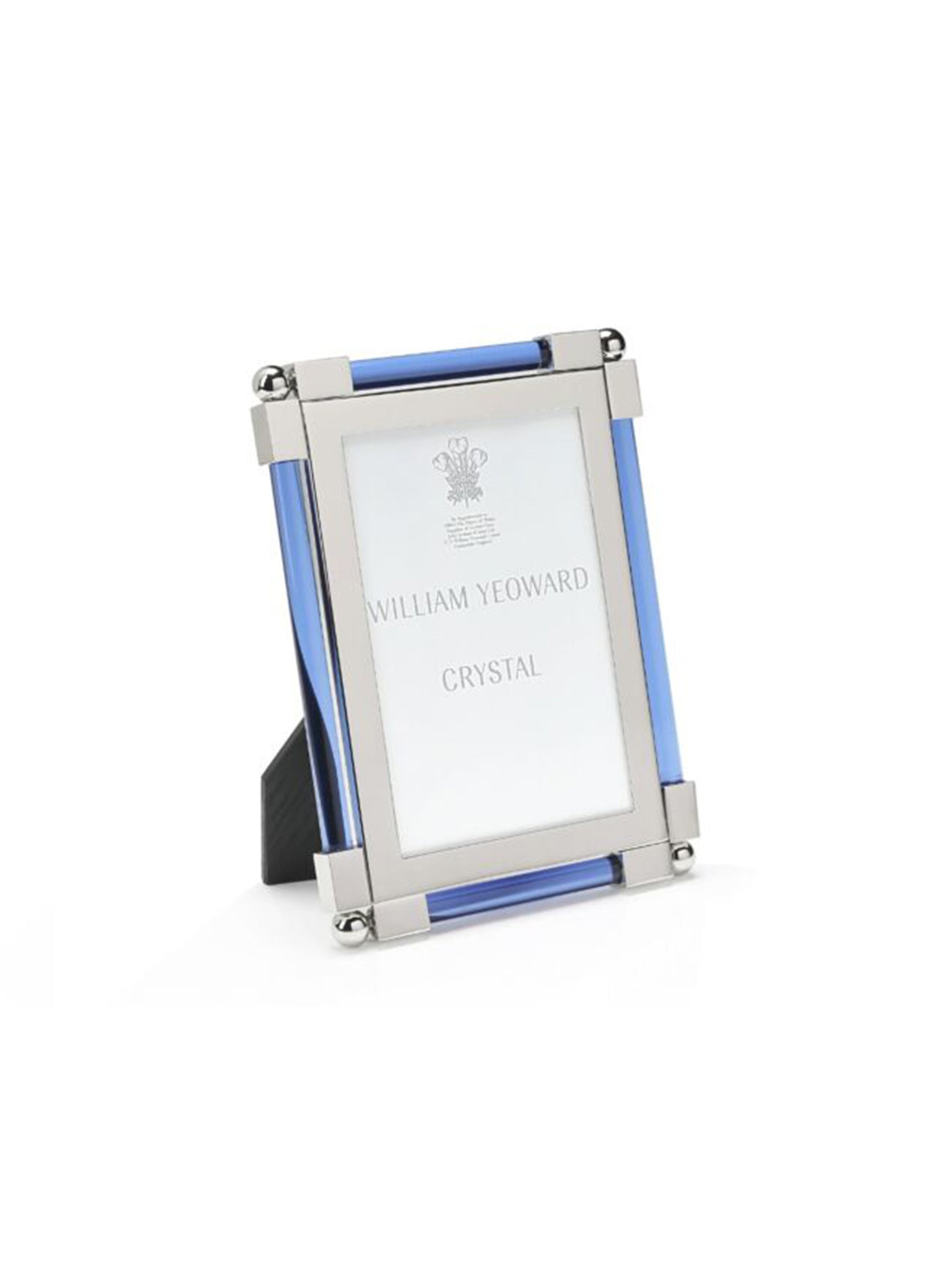 William Yeoward Crystal Classic Blue Photo Frame 4 x 6 Weston Table