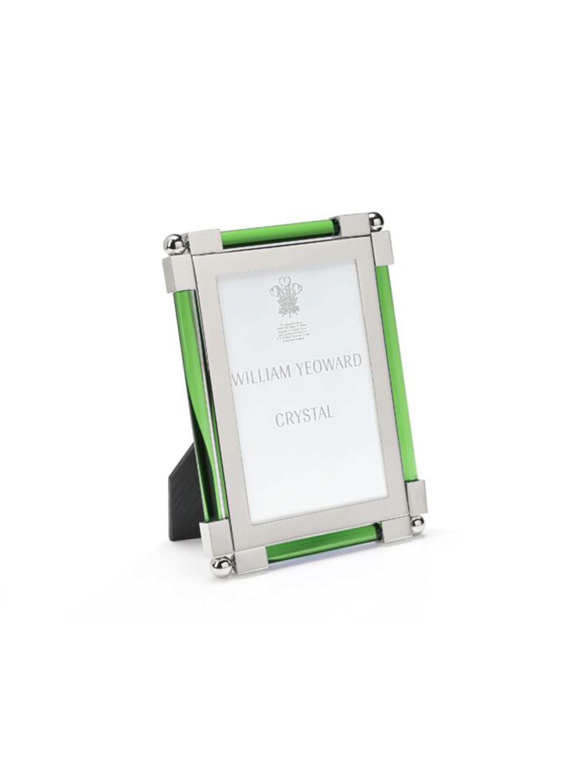 William Yeoward Crystal Classic Green Photo Frame 4 x 6 Weston Table