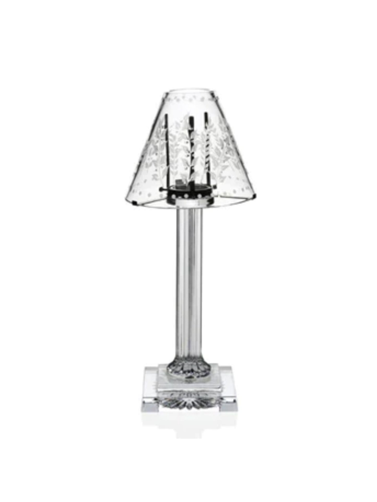 William Yeoward Crystal Fern Candle Lamp 16" Weston Table