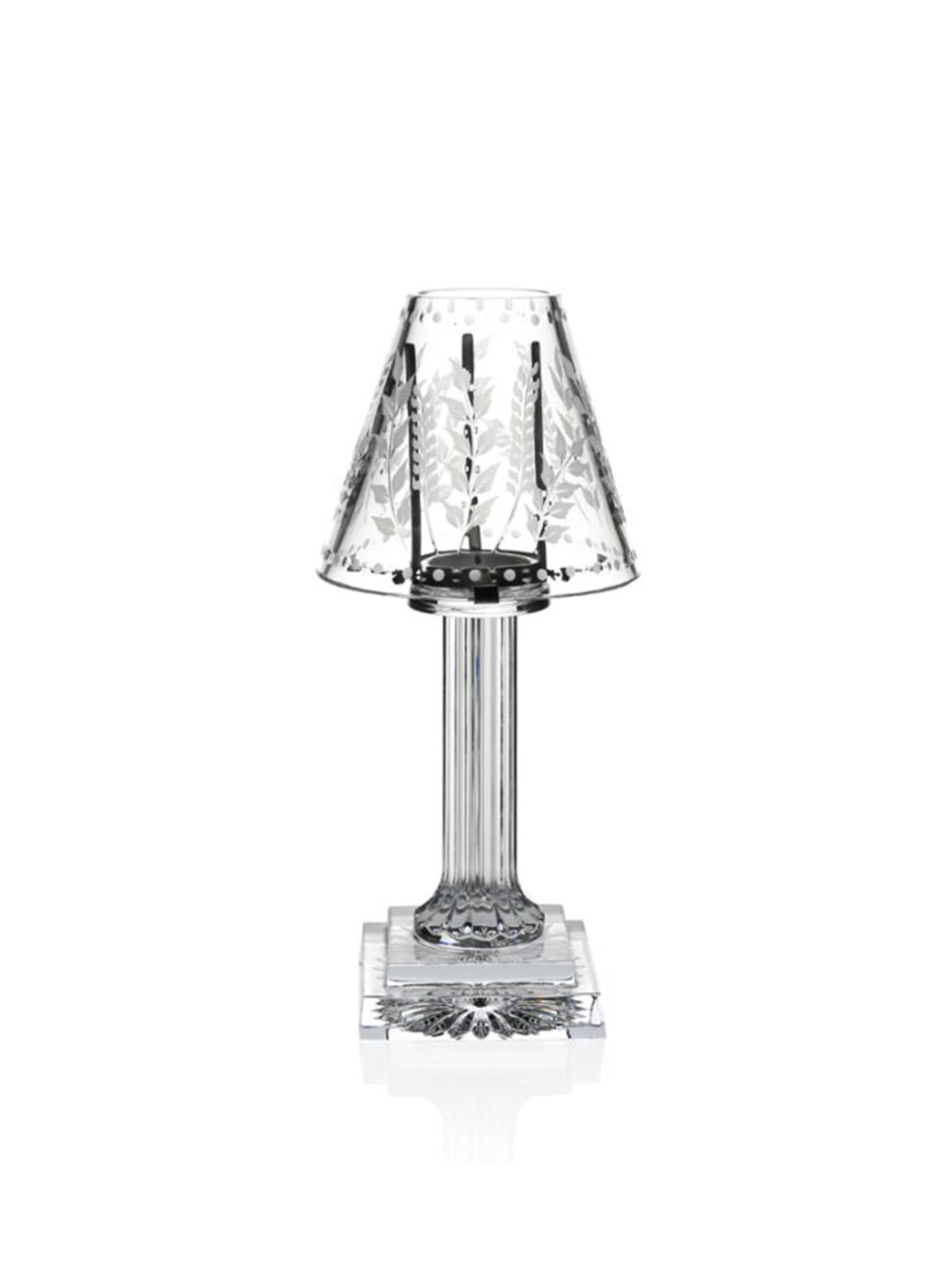 William Yeoward Crystal Fern Candle Lamp 12" Weston Table