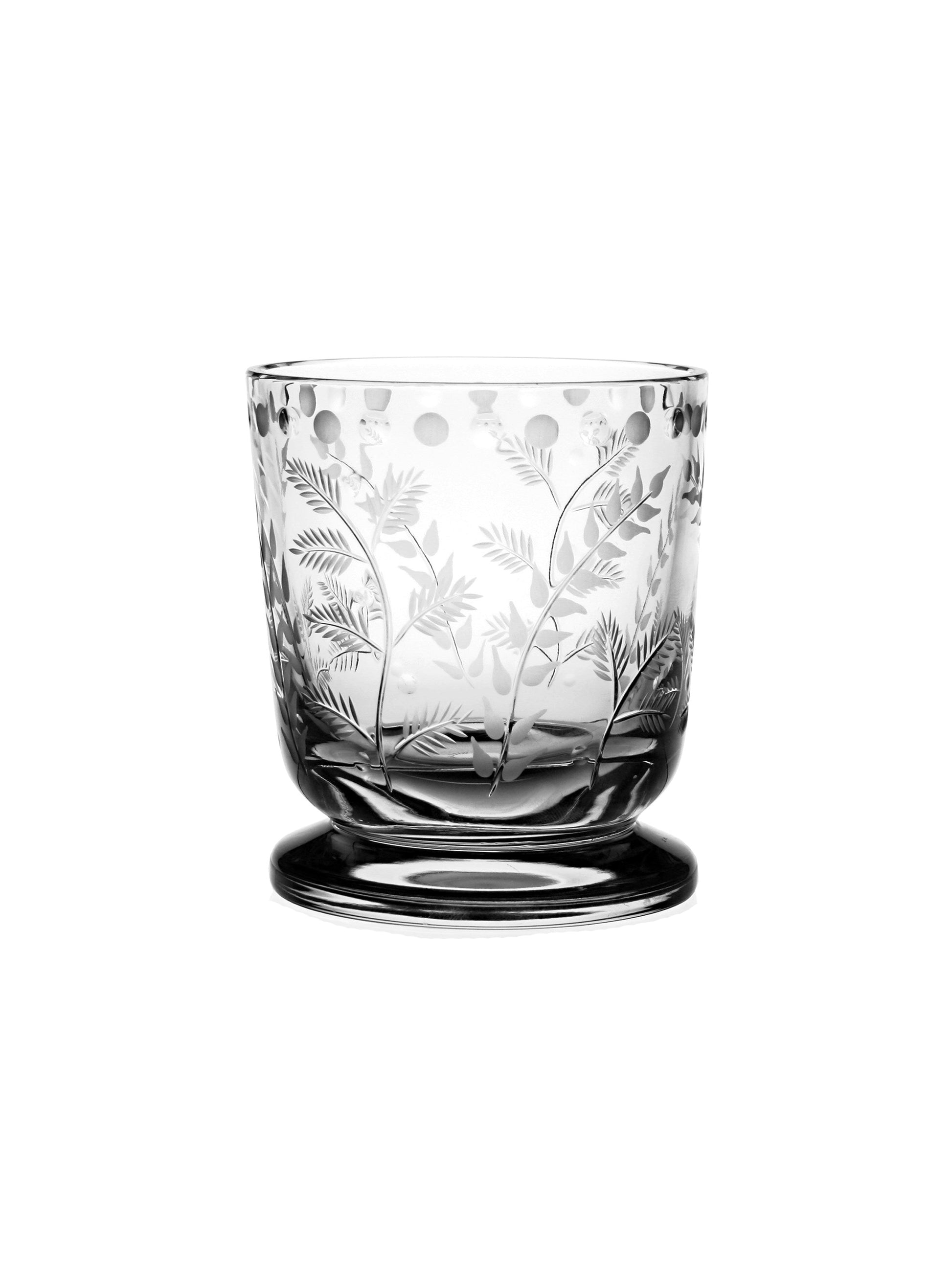 William Yeoward Crystal Fern Footed Vase 4.5 Inches Weston Table