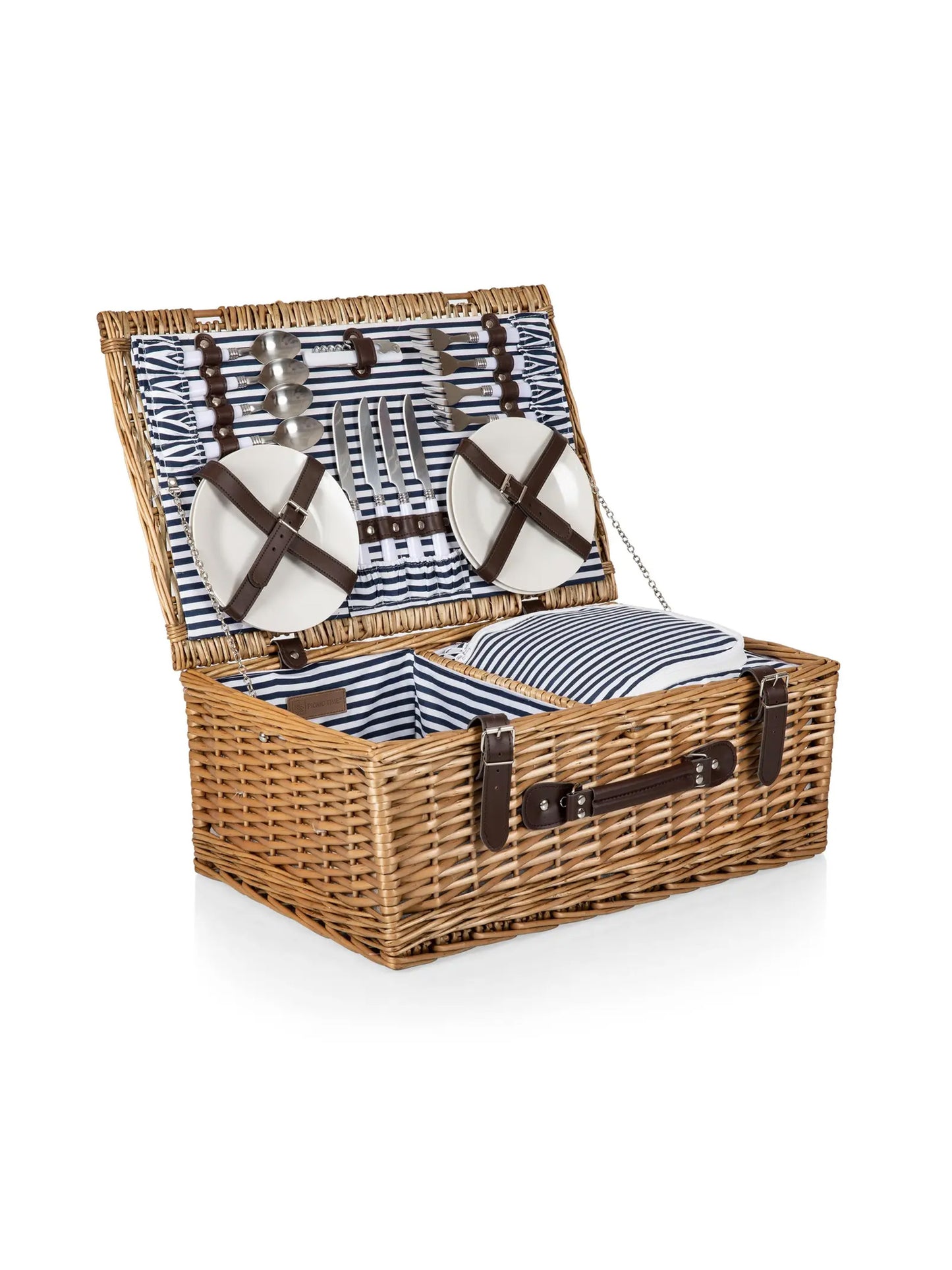 Willow Wicker English Picnic Basket Weston Table