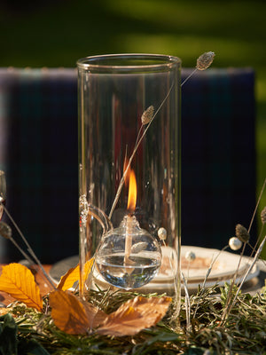  Wolfard Glassblowing Classic Oil Lamp Weston Table 