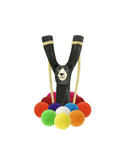 Wooden Animal Slingshot Bear with Felt Ammo Weston Table