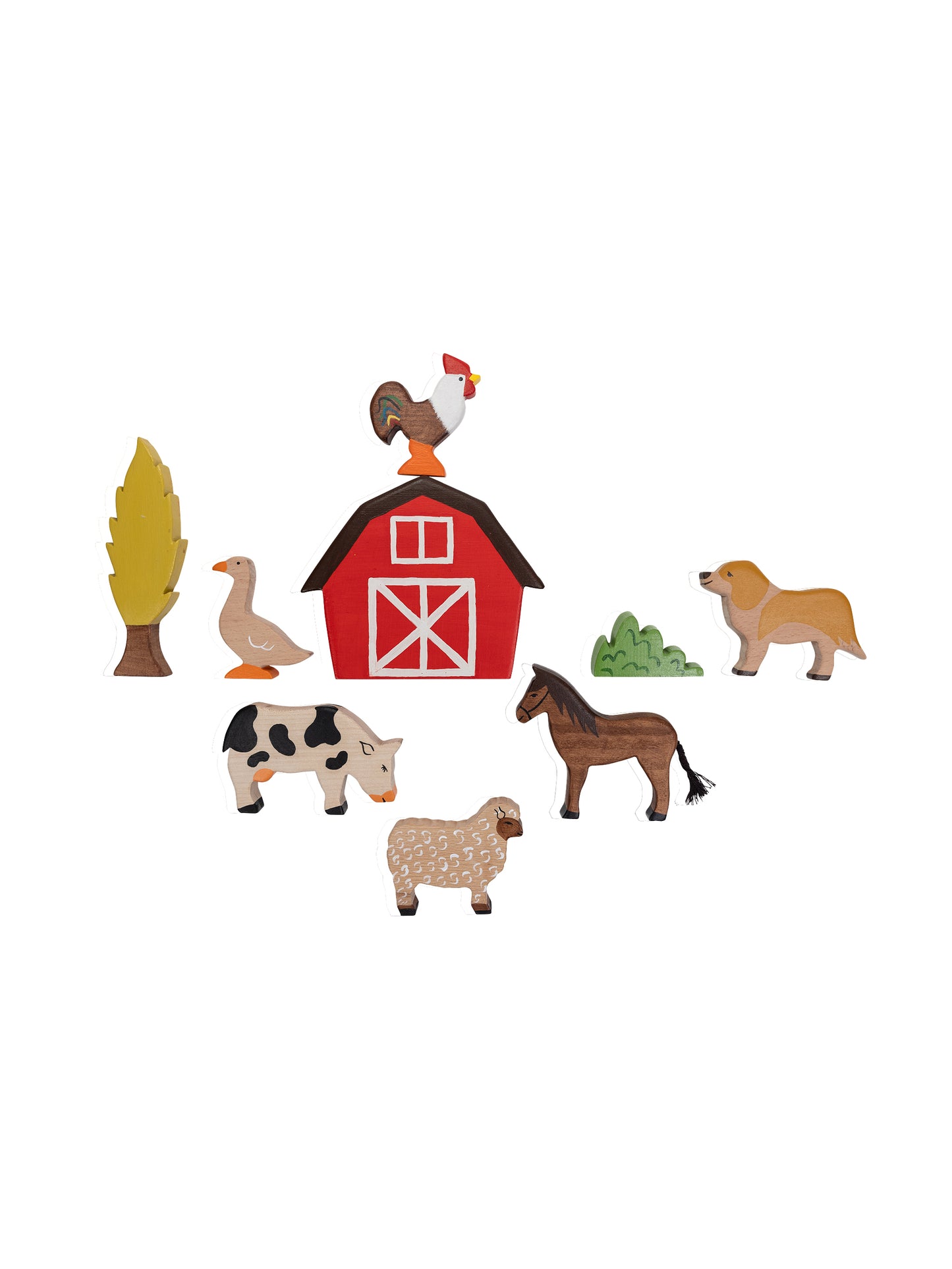 Wooden Farm Animals Set Weston Table