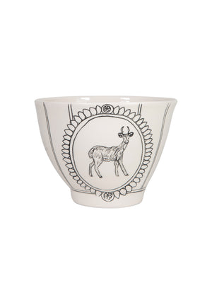  Hope and Mary Woodland Animal Serving Bowl Deer Weston Table 