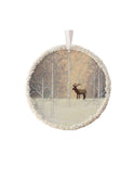Woodland Deer Ornaments Winter Elk Weston Table