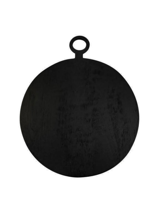 XL Round Black Round Handled Serving Board