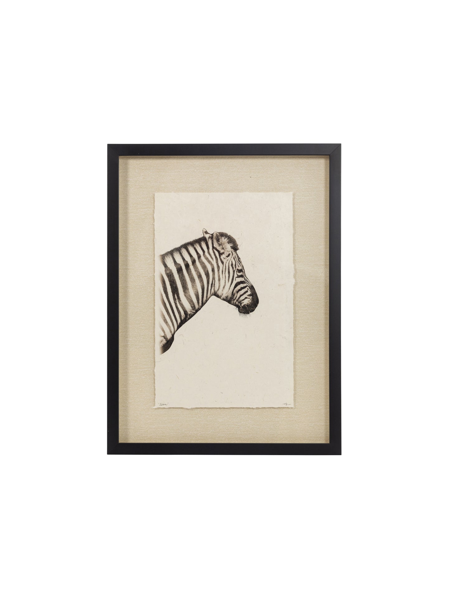 Zebra Wall Art 9 x 14 Weston Table