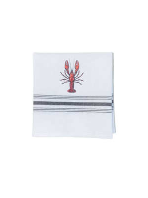 Bistro Lobster Black Striped Napkins Weston Table 