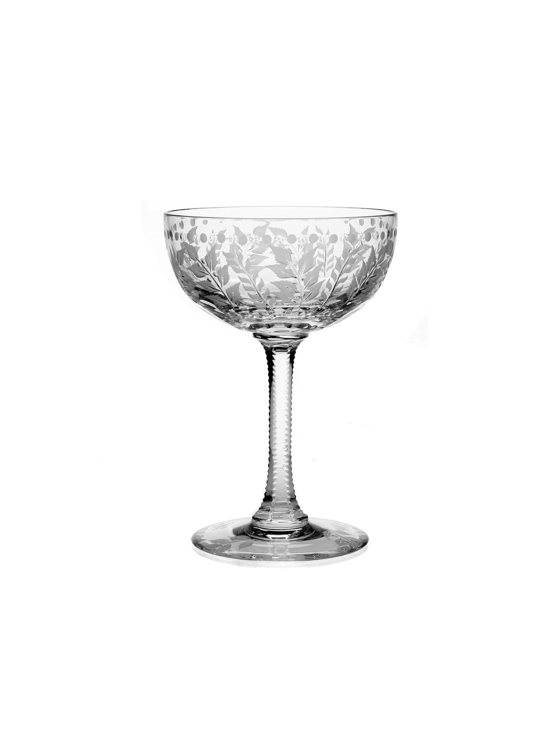 William Yeoward Crystal Fern Coupe Champagne Weston Table
